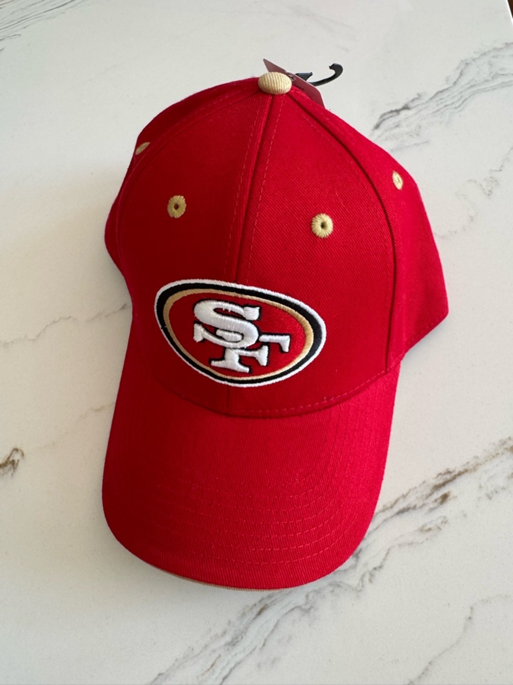 NFL Red and Gold 49ers Kids Team Cap